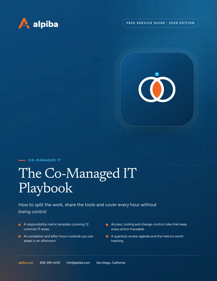Cover of The Co-Managed IT Playbook