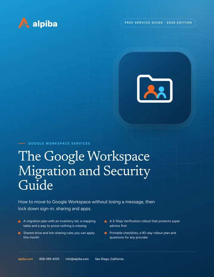 Cover of The Google Workspace Migration and Security Guide