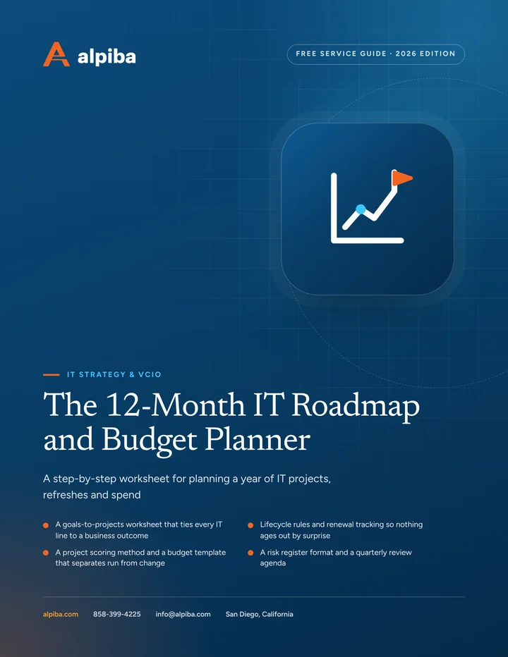 Cover of The 12-Month IT Roadmap and Budget Planner
