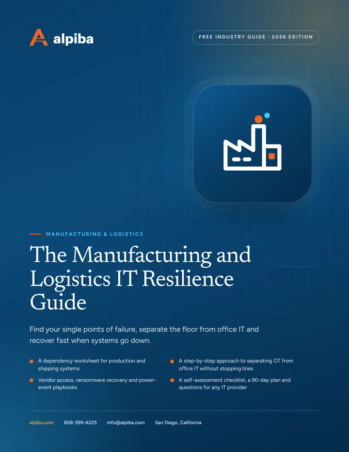 Cover of The Manufacturing and Logistics IT Resilience Guide