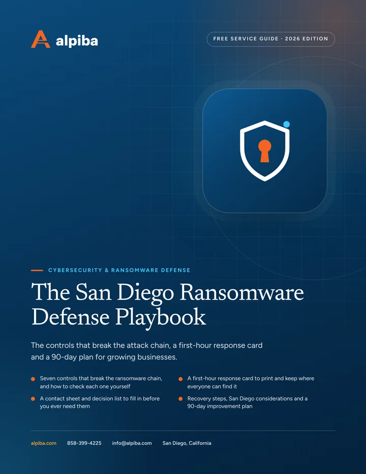 Cover of The San Diego Ransomware Defense Playbook