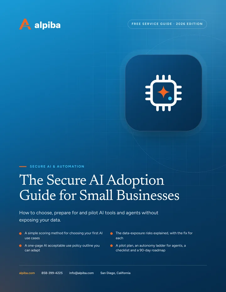 Cover of The Secure AI Adoption Guide for Small Businesses